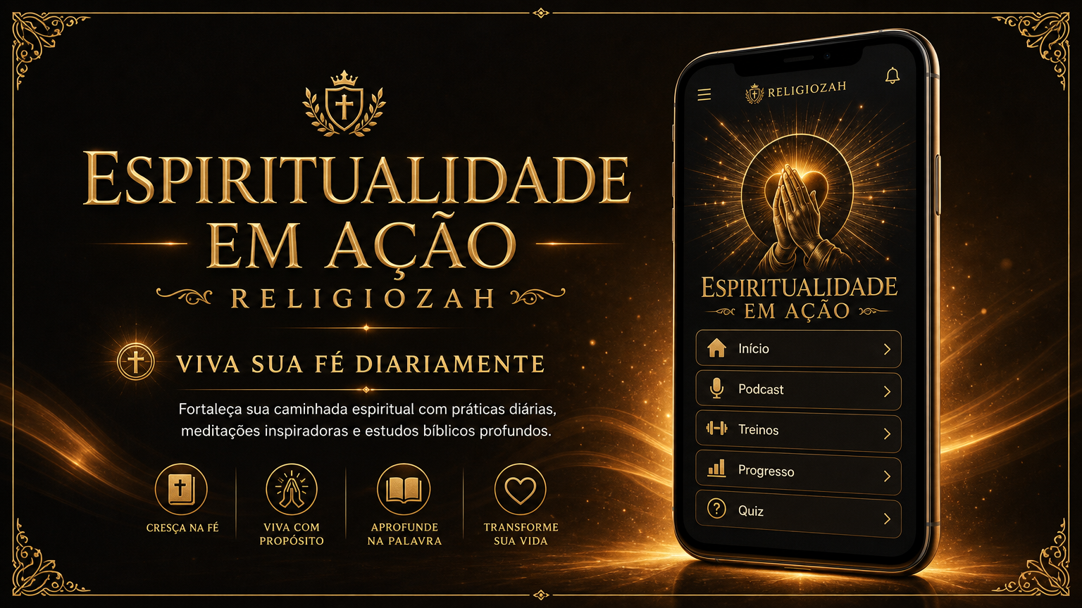 App Espiritualidade em Ação Religiozah